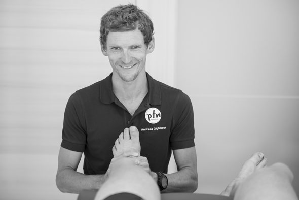 Physiotherapeut Andreas Giglmayr